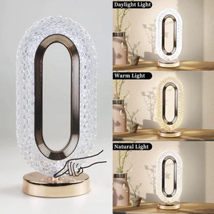 Oval Crystal Stand Night Lamp