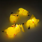 Pikachu Action Figure Night Light Anime Cute Lamp(SET OF 4)