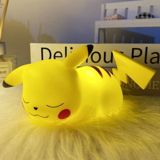 Pikachu Action Figure Night Light Anime Cute Lamp(SET OF 4)