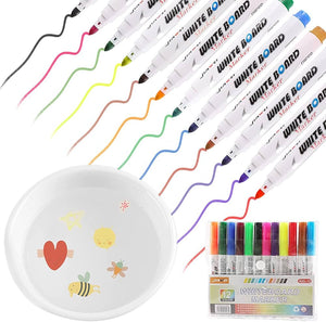 Magical 11 Colours Water Pen Set with Free Ceramic Spoon