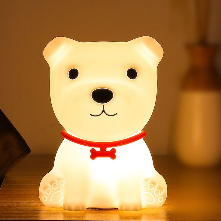 Cute Dog Silicone Lamp