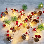 Christmas PineCones String Lights