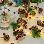 Christmas PineCones String Lights