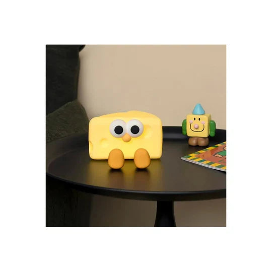 Cute Silicone LED Night Light For Kids, Cute Silicon Nursery Cheese Lamp with 3 Color Mod