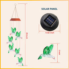 Solar Hummingbirds Chime