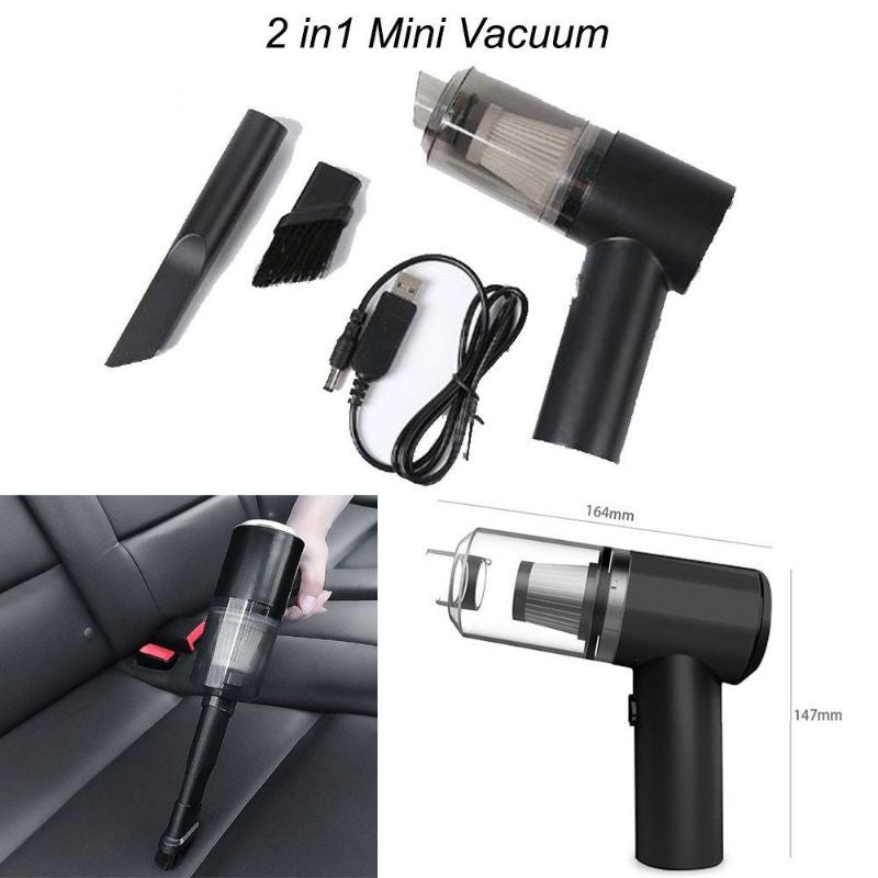 2 - in-1 home and car vacuum cleaner